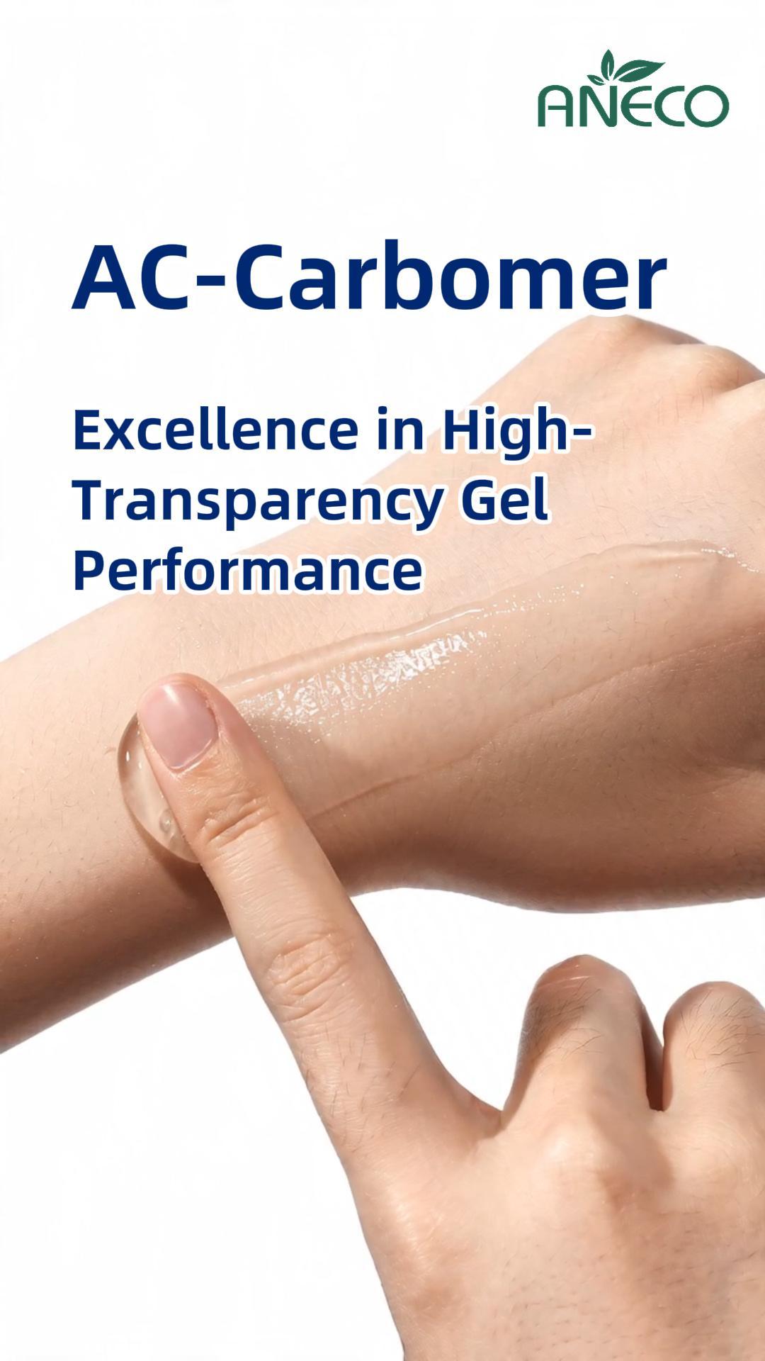 AC-Carbomer high-transparency gel performance video cover