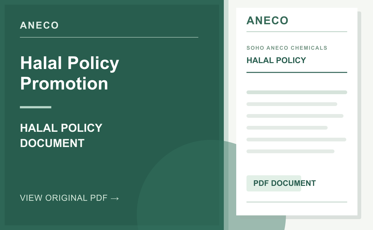 Halal Policy Promotion